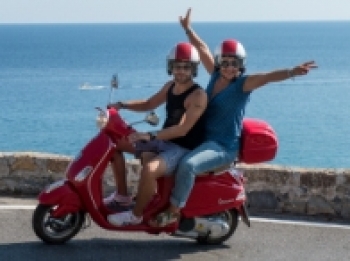 GPS & Vespa-Touren in Ligurien